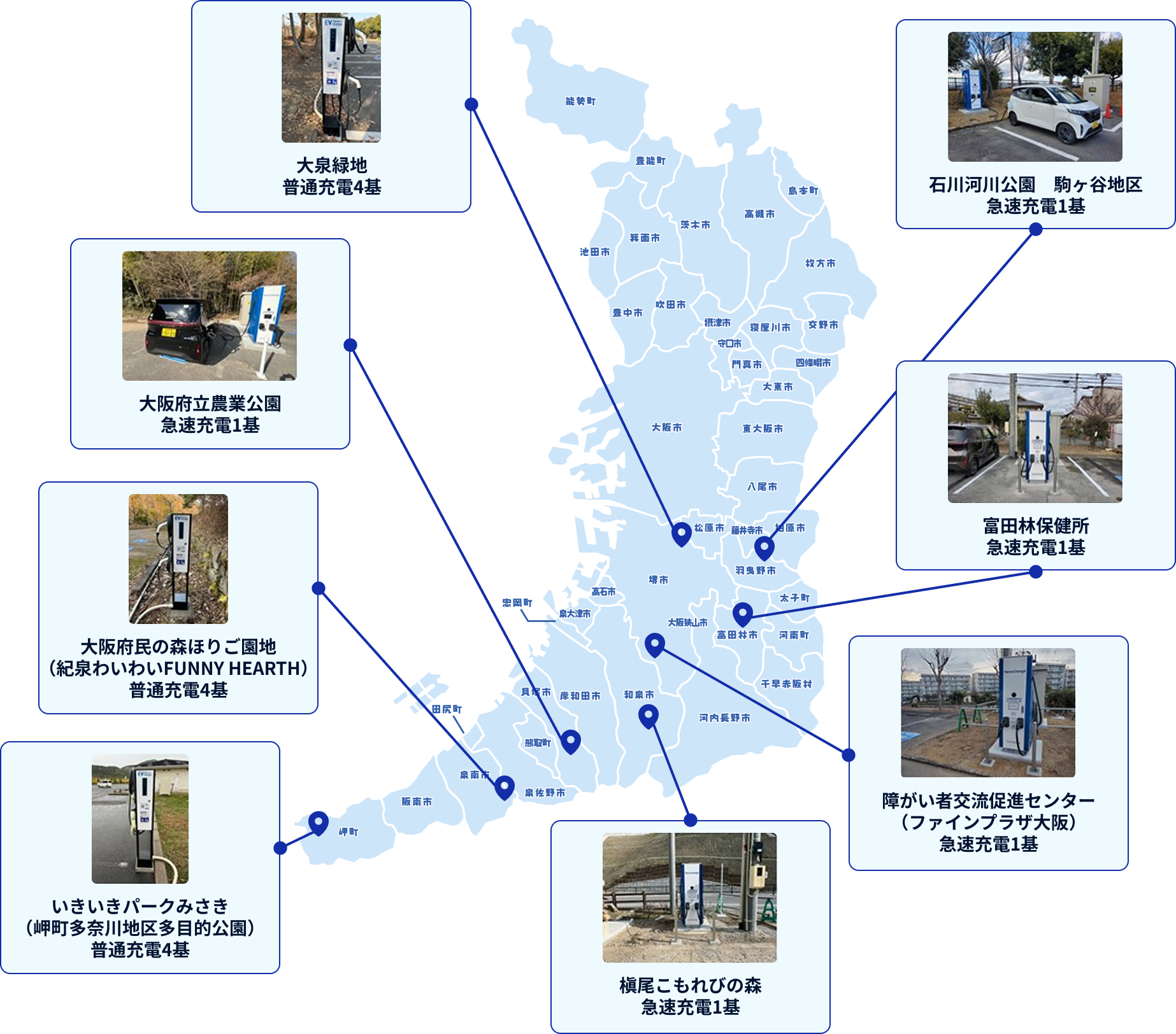 充電設備設置事業マップ